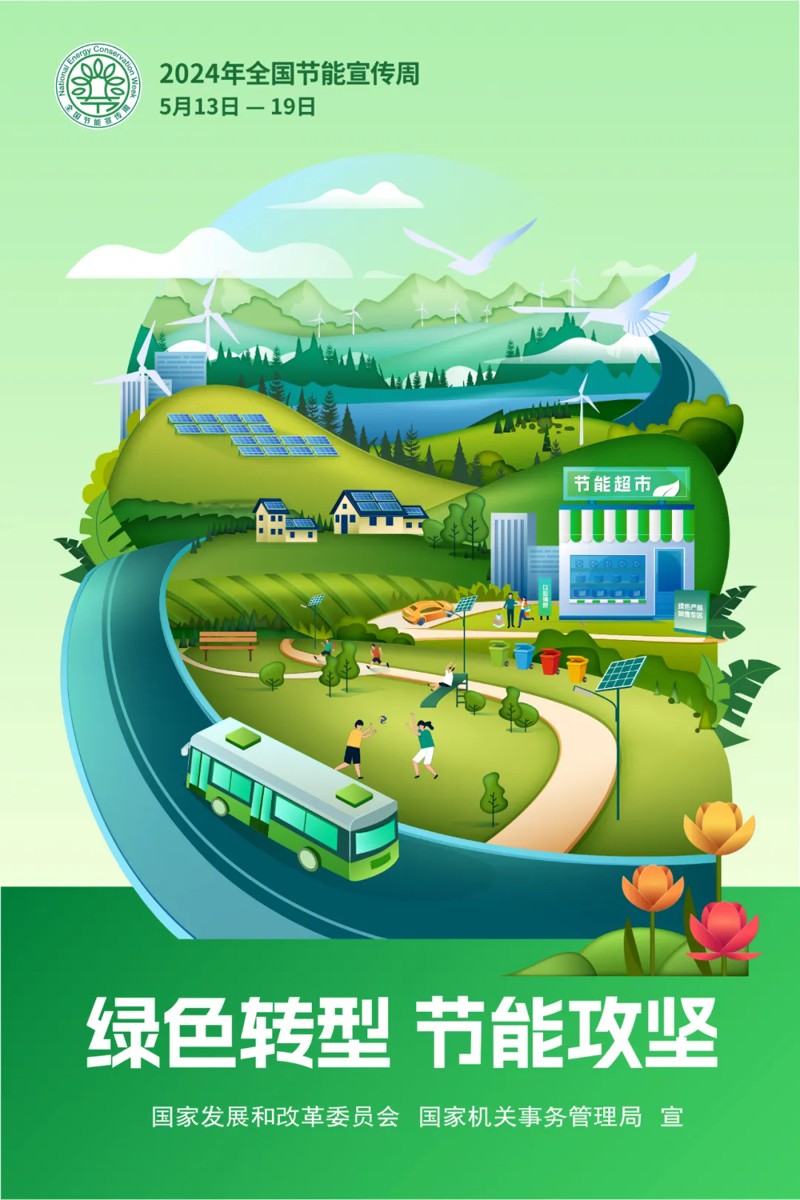 2024年全国节能宣传周招贴画正式发布！